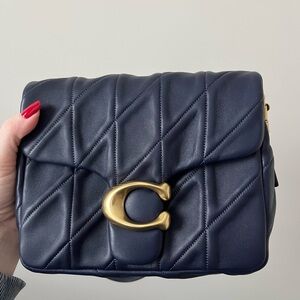 Coach Times Square Tabby In Navy